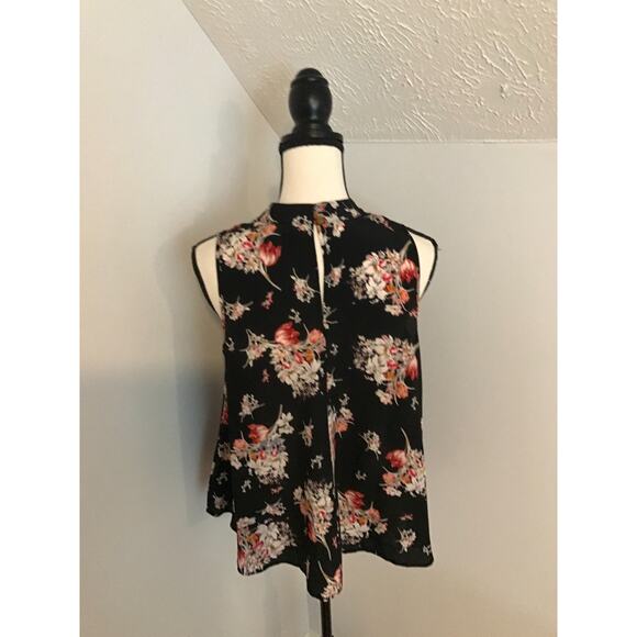 Anthropologie Maeve Hidra Black Motif 100% Silk Blouse - Medium - Picture 4 of 10